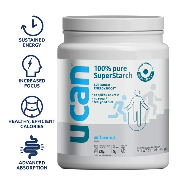 UCAN Energy Tub - 30 Servings - Plain SuperStarch