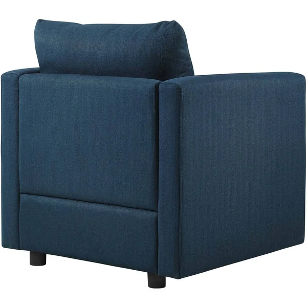 Modway Activate Upholstered Fabric Armchair - Light Gray