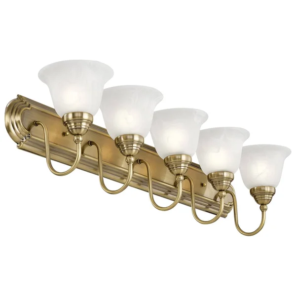 Livex Lighting Belmont Polished Brass Chrome Bath Light 1005-25
