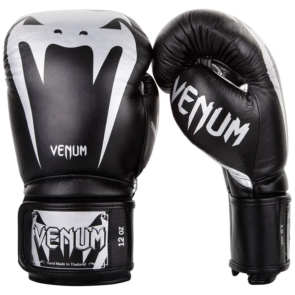 Venum Giant 3.0 Boxing Gloves, Black, Silver