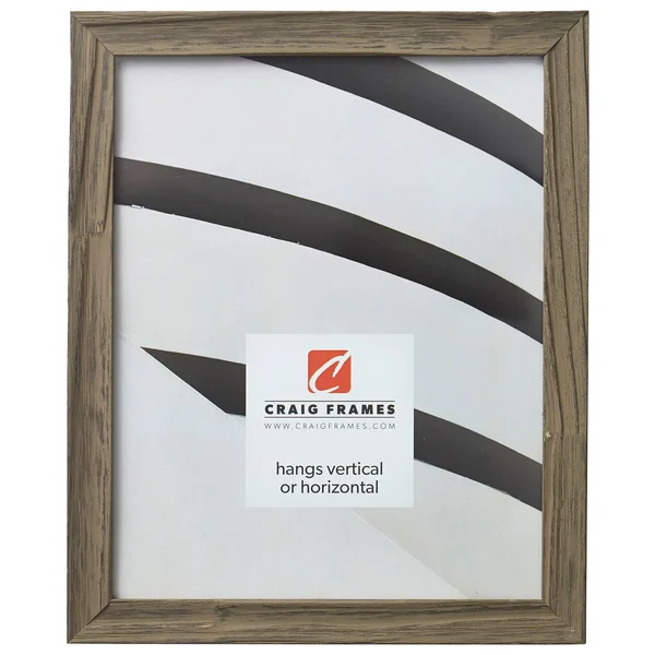 Craig Frames Hausbarn - Wolf Grey Barnwood Picture Frame, 22 x 28 inch, Gray