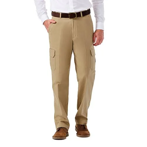 Haggar Stretch Comfort Cargo Pant Black