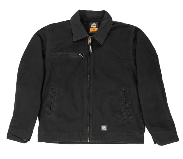 Berne Men's Original Washed Gasoline Jacket Tall - Black
