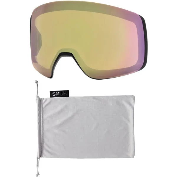 Smith Optics 4D Mag Asian Fit Snow Goggle Black - ChromaPop Sun Red Mirror