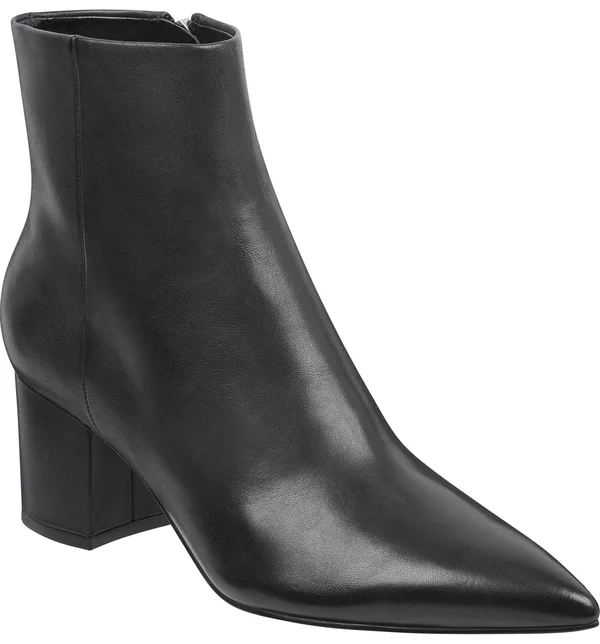 Marc Fisher Ltd Jarli Black Leather - Women's, Size: 7