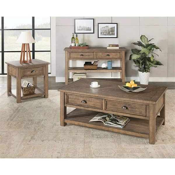 Martin Svensson Home Monterey Sofa Console Table - Reclaimed Natural