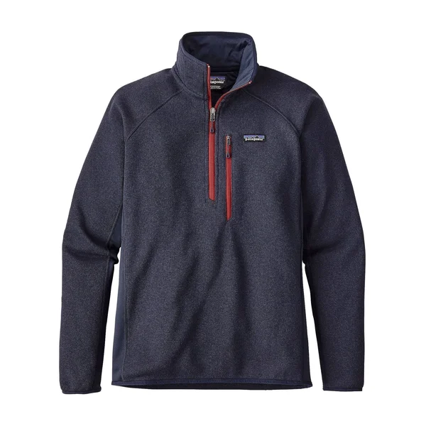 Patagonia Men's Performance Better Sweater Fleece 1/4 Zip Feather Grey XL