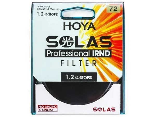 Hoya Solas IRND 1.2 72mm Infrared Neutral Density Filter