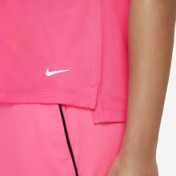 Nike Women's Dri-Fit Victory Sleeveless Golf Polo, XL, Hyper Pink