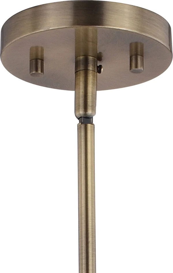 Vaxcel Lighting P0318 Euclid 24 in. 5 Light Pendant Aged Brass