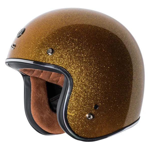Torc (T50 Route 66) 3/4 Helmet with &Super Flake& Graphic (Gold - X-Large)