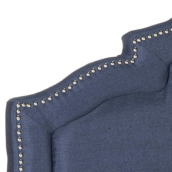Safavieh Alexia Linen Headboard - Navy - King