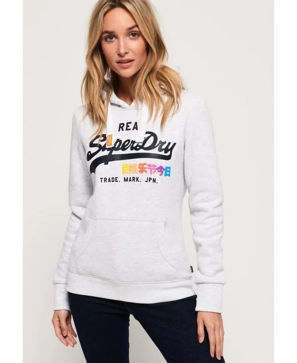 Superdry Vintage Logo Tonal Embossed Glitter S