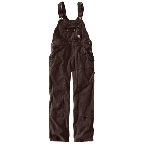 Carhartt Crawford Double Front Bib Overalls - Women's Carhartt Brown