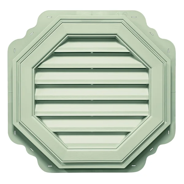 Mid America Octagon Vinyl Gable Vents - 22 inch - 314 Mint by BuyMBS.com