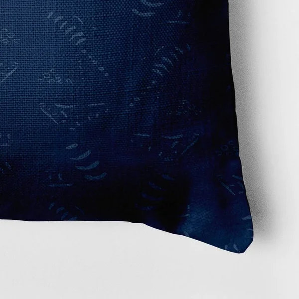 Muted Bongo Cotton Pillow - 20x22 x 20x22 - White/Orange