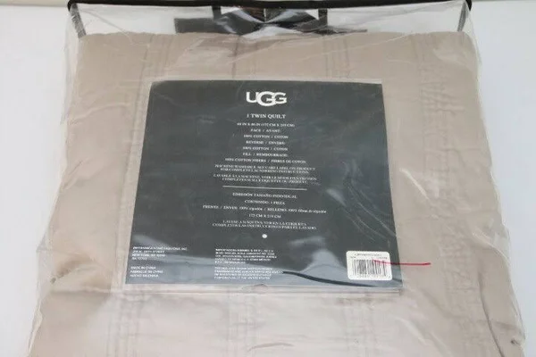 Ugg Surfwashed Twin Quilt in Oyster