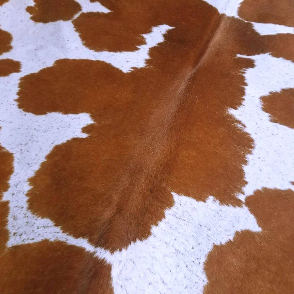 Pergamino Brown and White Cowhide Rug Large (brown/white)