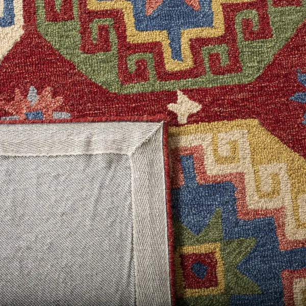 Safavieh Aspen Rug Collection APN802Q - Red - Blue - 8' x 10'