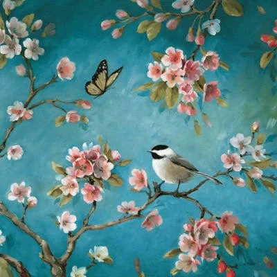 Framed Canvas Art (White Floating Frame) - Blossom II by Lisa Audit ( Holidays & Seasonal > Easter art)
