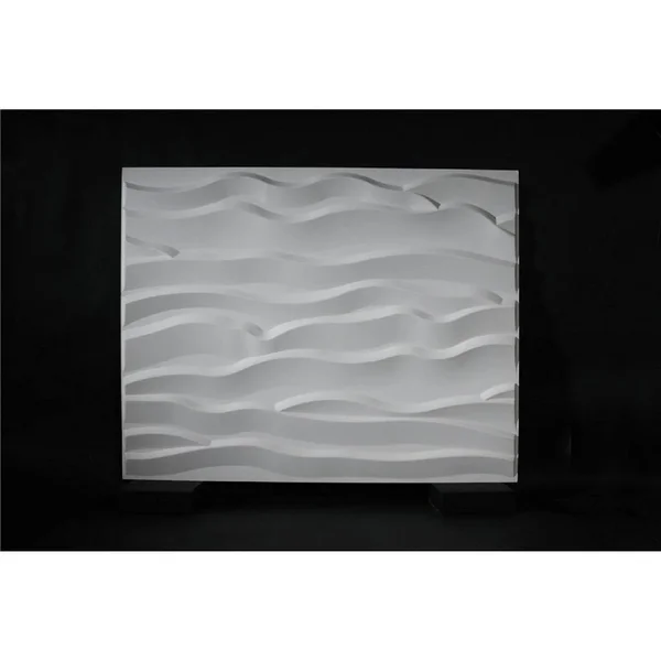 3D Fiber Wall Decor panelling, 32x22x25x22/pc - 12pc - Beach