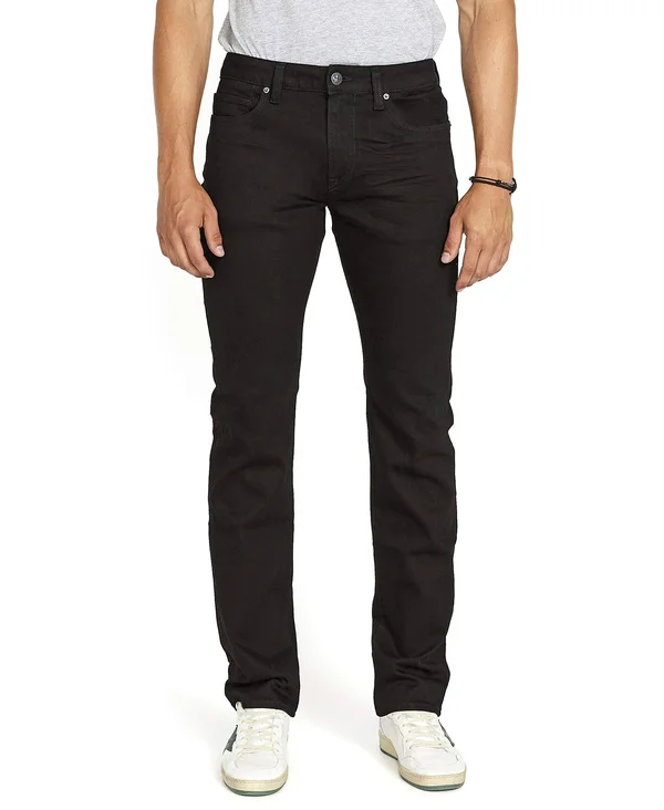 Buffalo David Bitton Men's Straight Six Jean Black 44 30