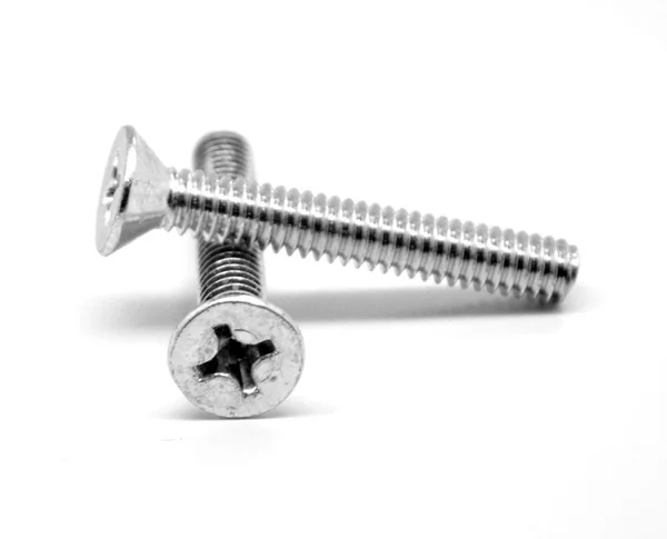 M8 x 1.25 x 30 mm Coarse Thread DIN 965A Class 4.8 Machine Screw Phillips Flat Head Low Carbon Steel Zinc Plated