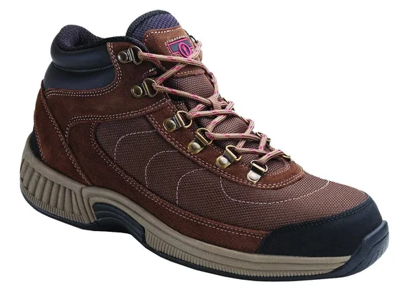 Orthofeet Women's Delta Ankle Boot - Brown Synthetic