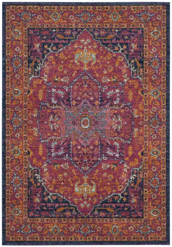 Safavieh Evoke EVK275S 6&7x22 x 9&0x22 Fuchsia - Orange Area Rug