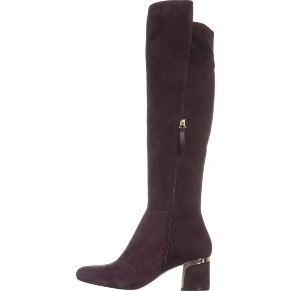 Dkny - Cora Knee High Boots, Burgundy - 8.5