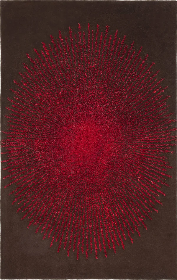 Safavieh Soho 655 Area Rug - Brown, Red, 6& x 6& Square