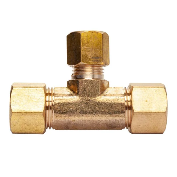LTWFITTING 3/8-Inchx3/8-Inchx1/4-Inch OD Compression Reducing Tee, brass Compression Fitting(Pack of 20) HF64R664