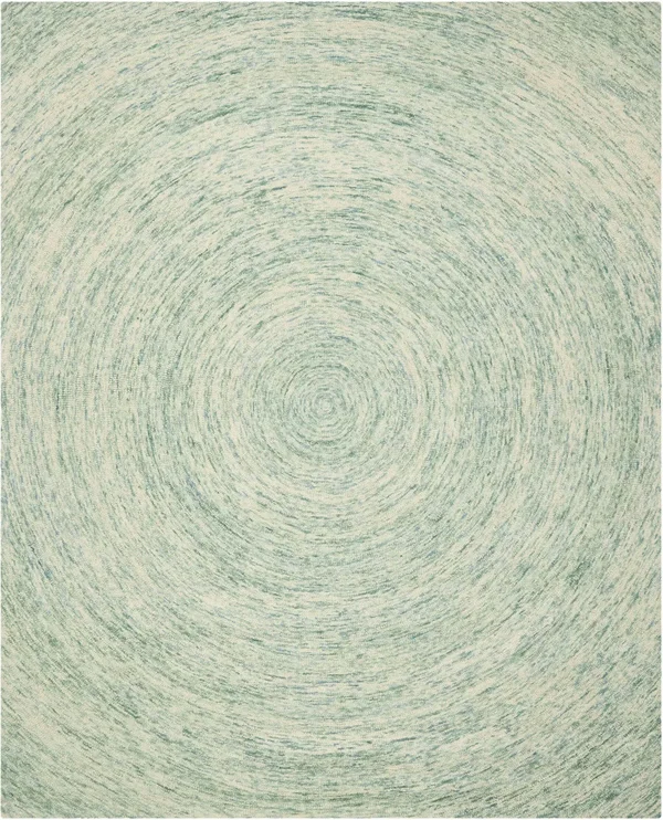 Safavieh 6& x 6& Round Ikat IKT635A Ivory, Blue Rug