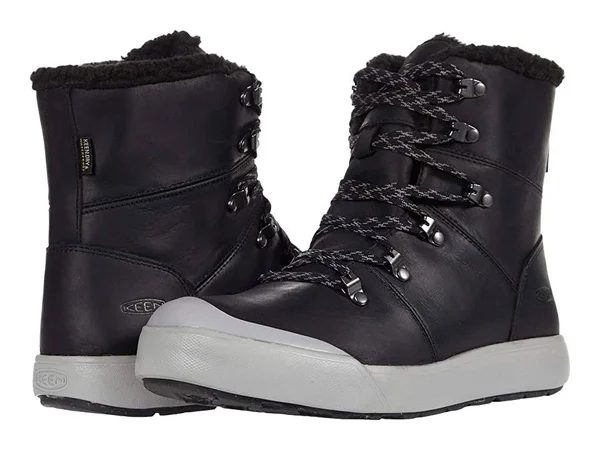Keen Elena Hiker WP Boot - Women's Black/Drizzle - 6.5