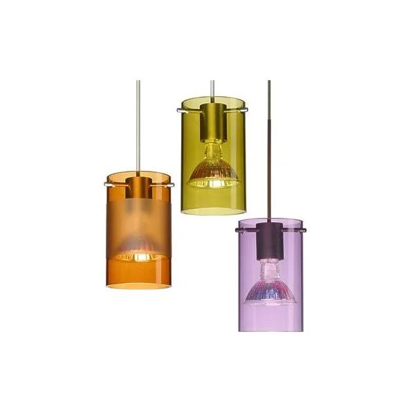 Besa Lighting 1XT-6524EG-LED-BR Scope Pendant Light, Bronze