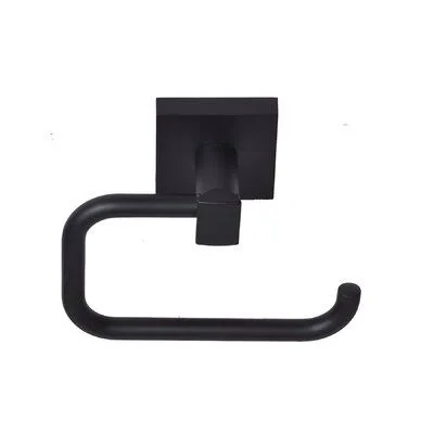Better Home Products 9107BLK Santa Cruz Euro Wall Mount Toilet Paper Holder Finish: Black