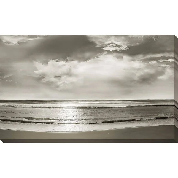 Infinity by Mike Calascibetta Print on Canvas - Gray - 36x22 H x 60x22 W x 1.5x22