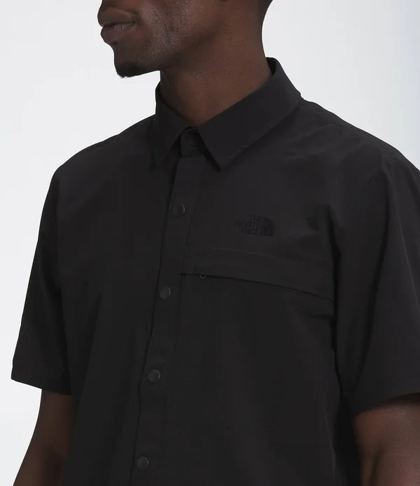 The North Face Men & S First Trail Short Sleeve Shirt - Pale Lime Yellow