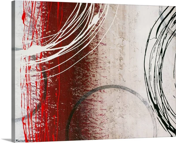 Tricolored Gestures II, Canvas Wall Art, 45x36, Great Big Canvas