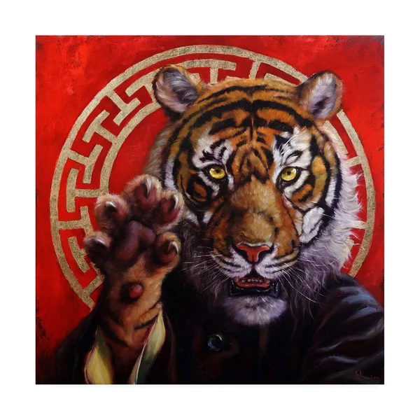 Trademark Art Lucia Hefferna 'Legend of Tiger Claw' Canvas Art