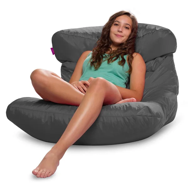 Posh Creations Laguna Bean Bag Chair - Charcoal Gray, Size: Laguna Lounger