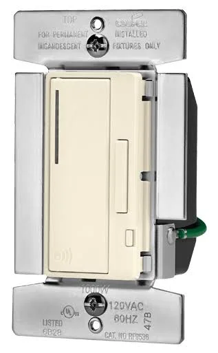 Eaton RF9536DLA 1000W Z-Wave Smart Master Dimmer, Light Almond