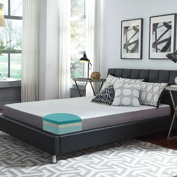 Slumber Solutions 8-Inch Gel Memory Foam Choose Your Comfort Mattress - Full - Medium