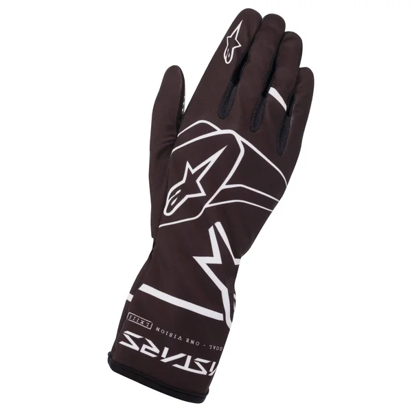 Alpinestars Tech-1 K Race V2 Solid Karting Gloves Black