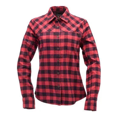 Black Diamond Women's Spotter LS Flannel Shirt - Xs - Tundra, Carbon Plaid