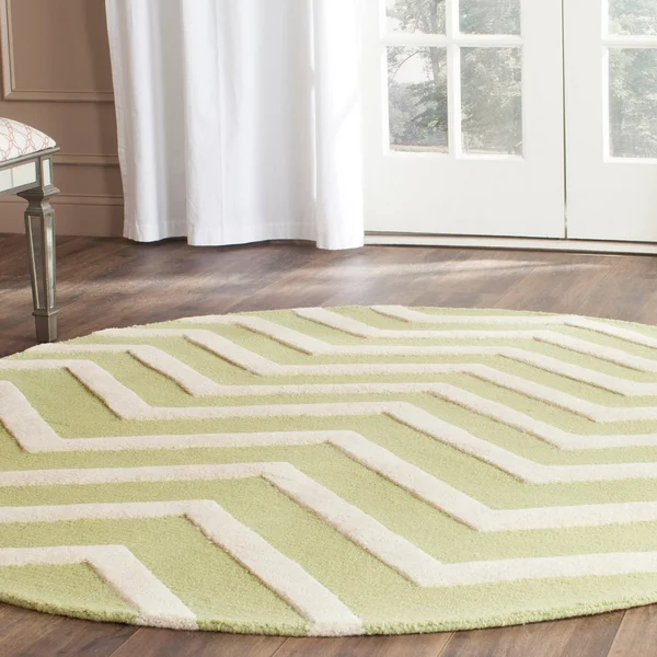Safavieh Cambridge CAM714K Black - Ivory Rug 6&x 6& Square
