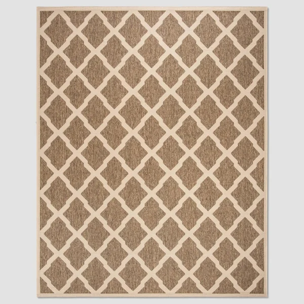 8&6x22x12& Leonida Outdoor Rug Beige/Cream - Safavieh