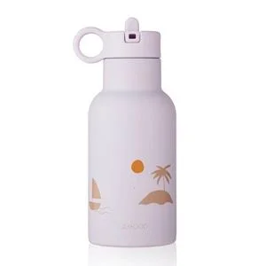 Liewood Seaside/Light Lavender Anker Water Bottle One Size - Flasks and Water Bottles - Unisex - One Size - Purple