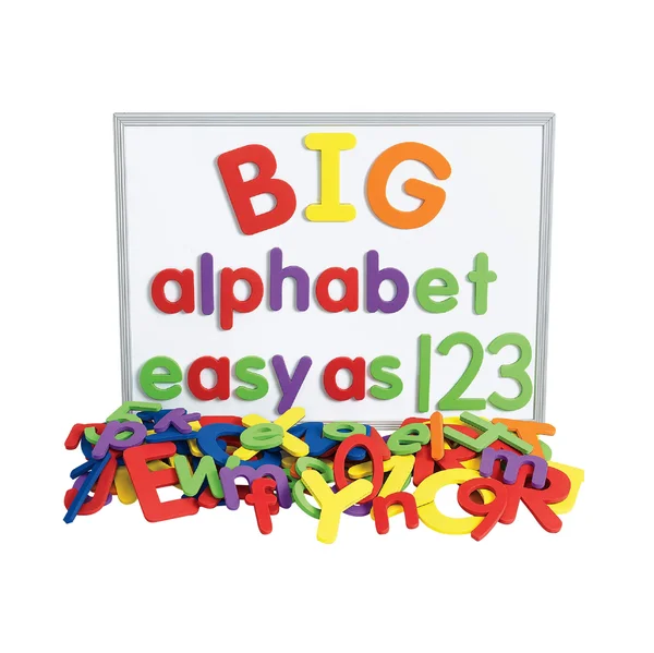 Excellerations Giant Foam Magnetic Alphabet Letters & Numbers - 114 Pieces