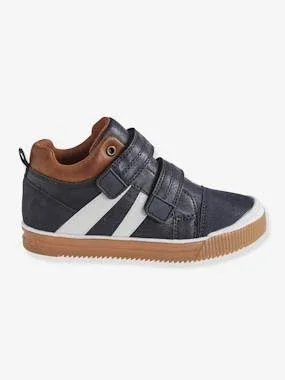 High Top Trainers with Touch Fasteners, for Boys Black